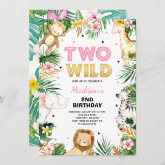 2nd Birthday Invitations & Invitation Templates | Zazzle 2nd Birthday Invitations & Invitation Templates | Zazzle
