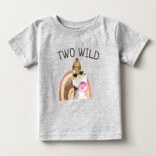 Two Wild  2nd Birthday T Shirt