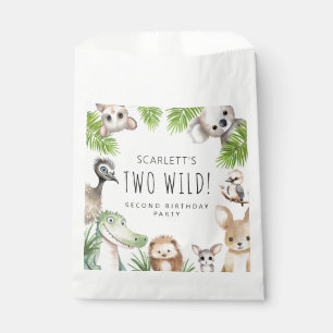 Two Wild! Aussie Animal Birthday Party Favor Bag