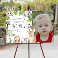 Two Wild! Aussie Animal Birthday Party Welcome
