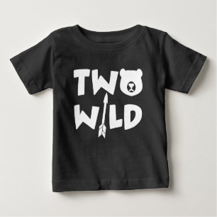 Two Wild Birthday Boy Baby T-Shirt