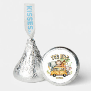 Two Wild boys birthday safari animals Hershey®'s Kisses®