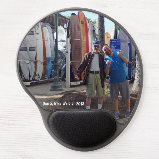 Two Wild & Crazy Guys Ergonomic Mouse Pad (Front)