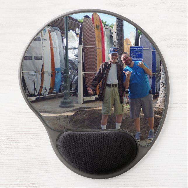 Two Wild & Crazy Guys Ergonomic Mouse Pad (Front)