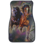 Two Wild Horses Running Free