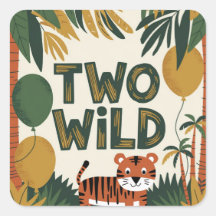 Two Wild Jungle Birthday Party Theme