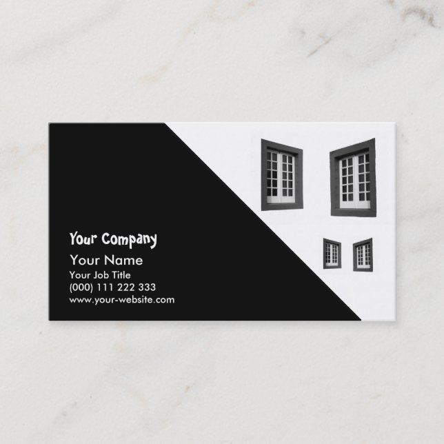 Two Windows Business Card (Front)