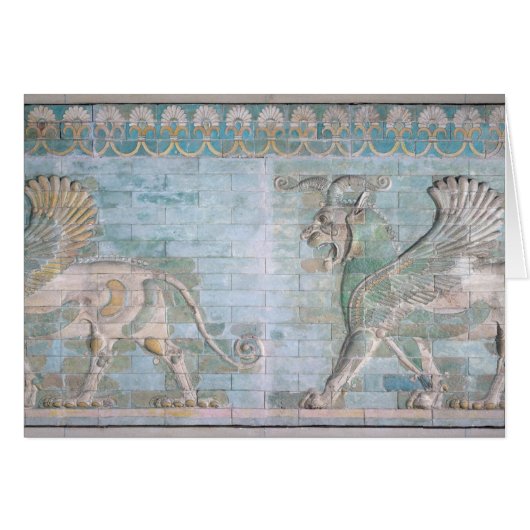 Two Winged Griffins, from the Palace of Cards (Front Horizontal)