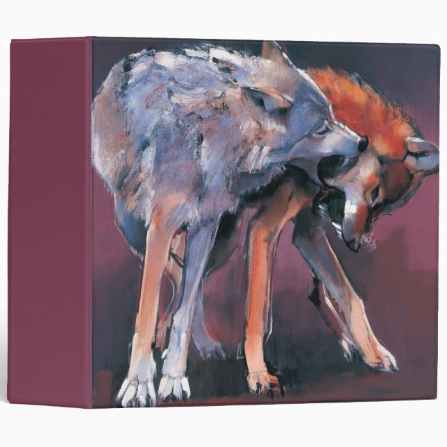 Two Wolves 2001 Binder (Front/Spine)