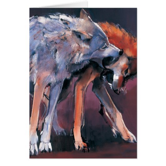 Two Wolves 2001 Cards (Front)