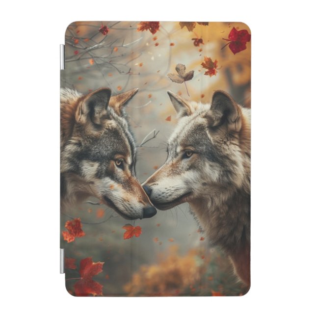 Two Wolves iPad Mini Cover (Front)