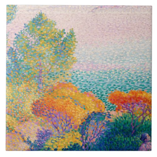 Two Women by the Shore famous painting Ceramic Tile