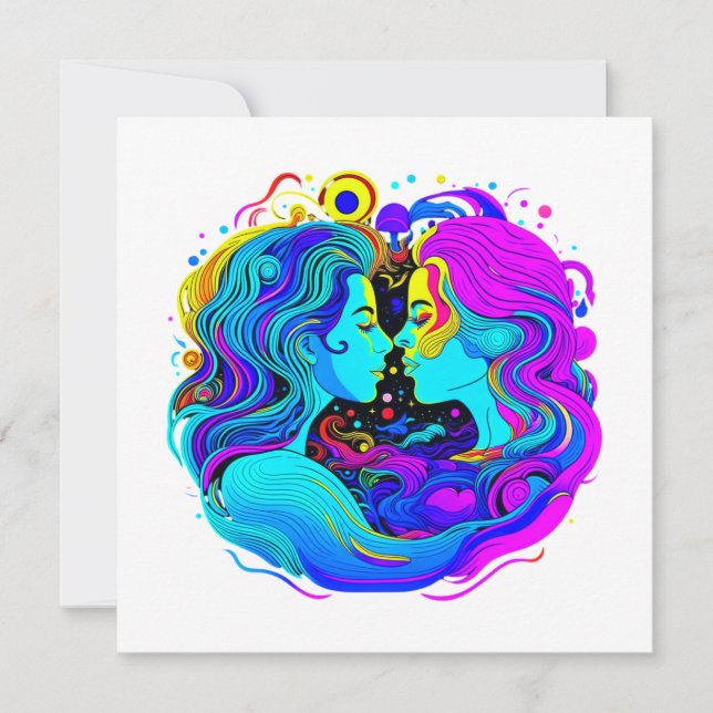 Two Women Holiday Card (Front)
