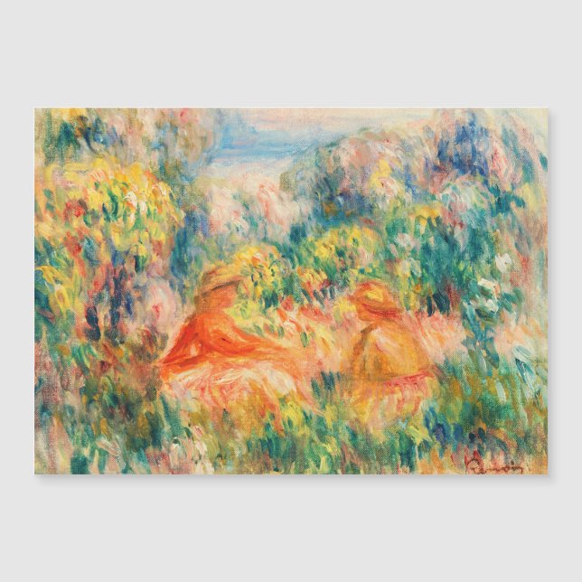 Two Women in a Landscape by Pierre Auguste Renoir (Front)