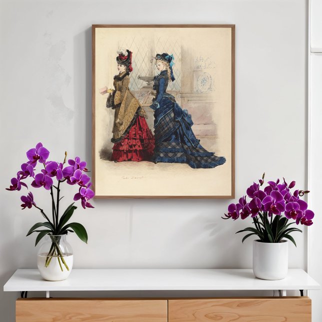 Two Women in Day Dresses Poster (Creator Uploaded)