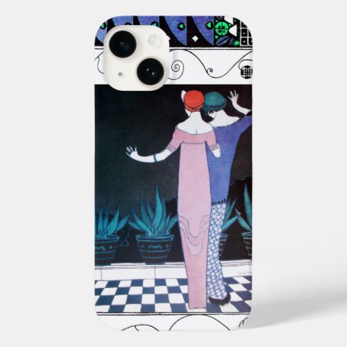 TWO WOMEN IN THE NIGHT Art Deco Beauty Fashion Case_Mate iPhone 14 Case