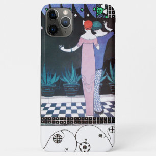 TWO WOMEN IN THE NIGHT Art Deco Beauty Fashion iPhone 11 Pro Max Case