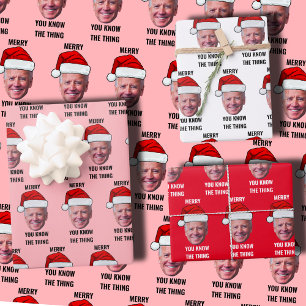 Two Words Merry 4th Of July Joe Biden Wrapping Paper Sheets