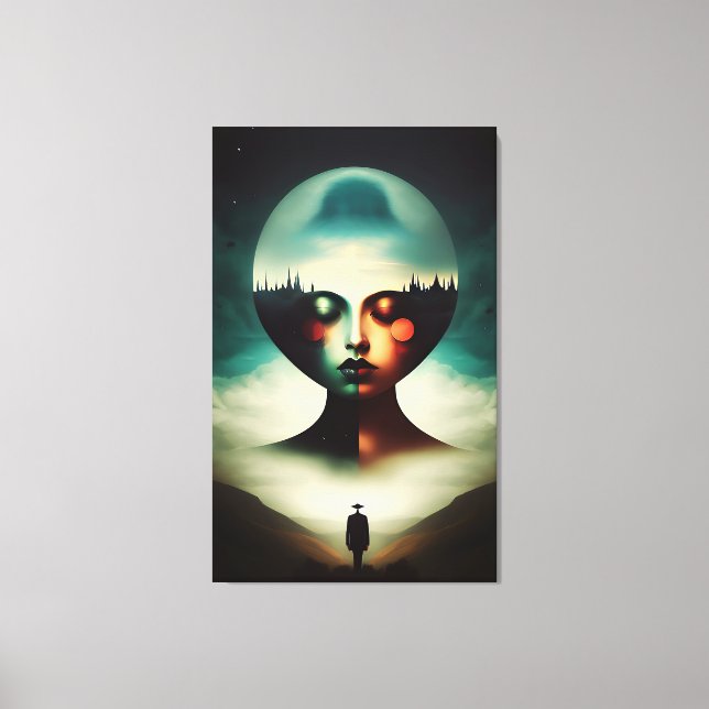 Two Worlds Canvas Print (Front)