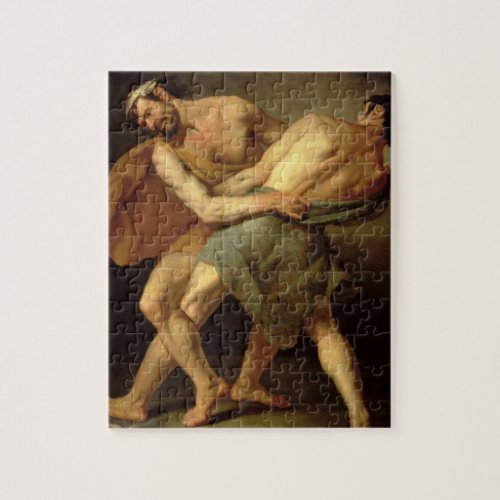 Two Wrestlers Jigsaw Puzzle