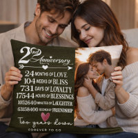 Two Years Down Forever to Go Romantic Gift
