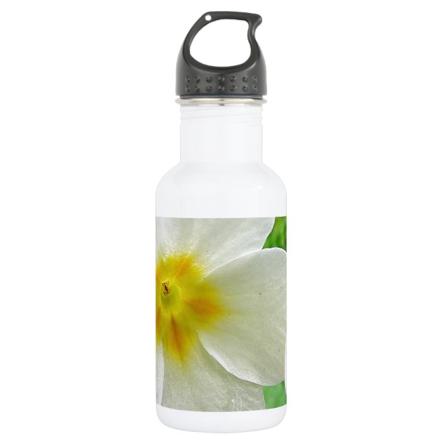 Two yellow primeroses water bottle (Front)