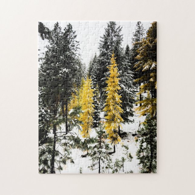 Two Yellow Trees Puzzle (Vertical)