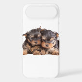 Two Yorkie Puppies Case-Mate iPhone Case (Back)