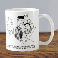 Two Young Doctors Cartoons Coffee Mug