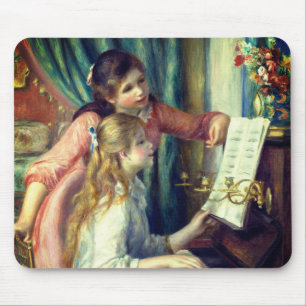 Two Young Girls at the Piano by Renoir: Mouse Pad