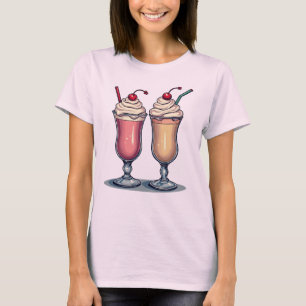 Two Yummy Milkshakes Women's Graphic T-Shirt