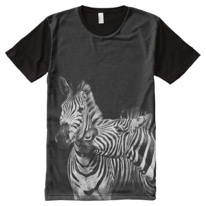 Two zebra&#39;s telling a joke tshirt