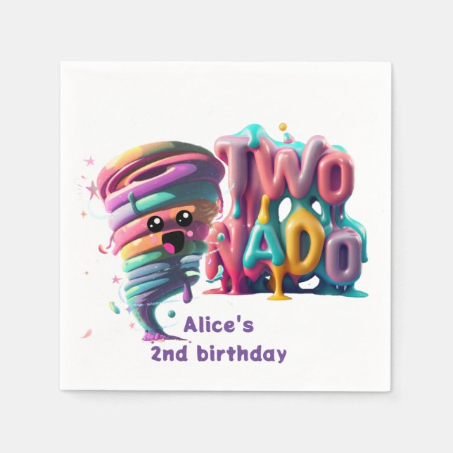 twonado T-Shirt Napkins (Front)