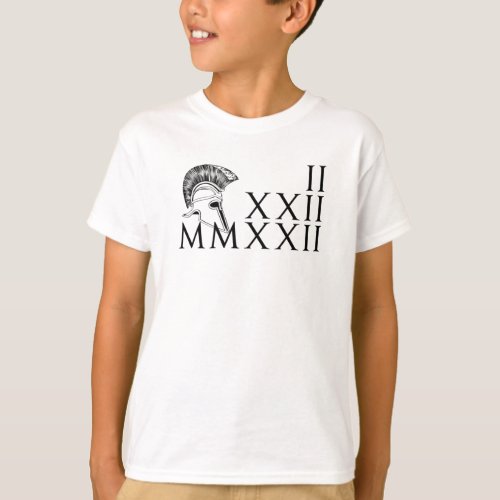 Twosday 2_22_22 with Roman numerals T_Shirt