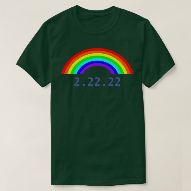 Twosday Tuesday Rainbow MDY T-Shirt (Design Front)
