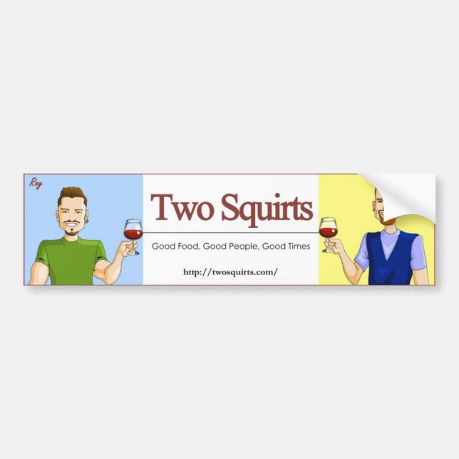 TwoSquirts Bumper Sticker (Front)