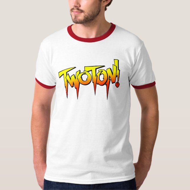 TwoTon! Tattoo Pit Ringer T-Shirt (Front)