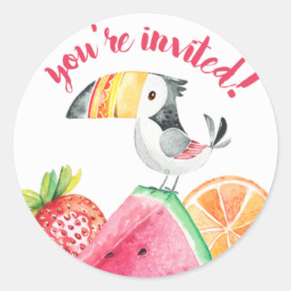 Twotti Fruitti Sticker Label