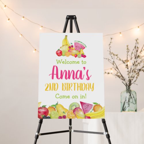 Twotti Frutti Birthday Foam Board