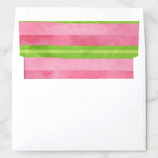 Twotti frutti birthday invitation envelope liner (In Envelope)