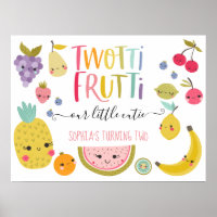 Twotti Frutti Second Birthday Party