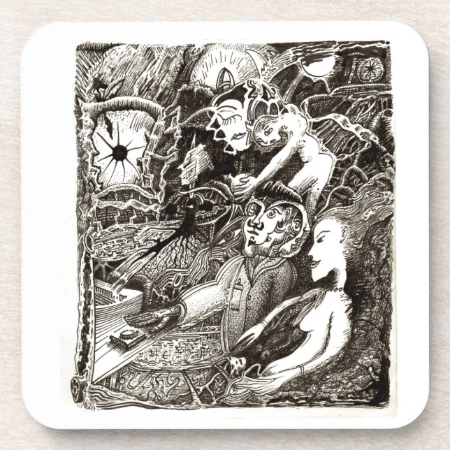 TwoWorlds Beverage Coaster (Front)