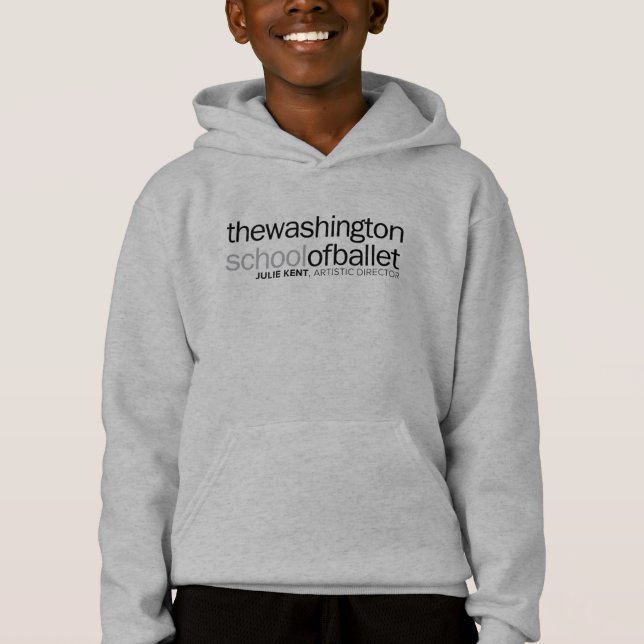 TWSB Kids Gray Pull-over Hoodie (Front)