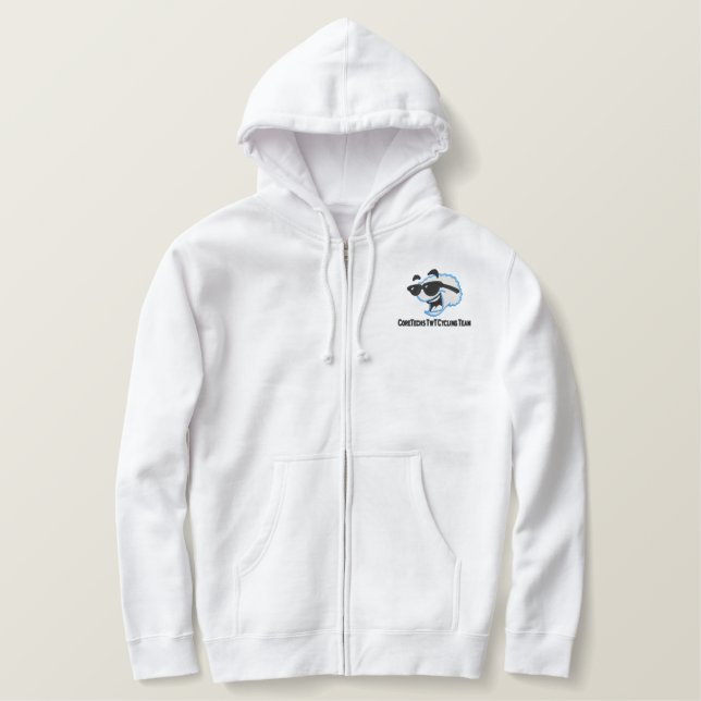 TwT Embroidered Jacket Embroidered Hoodie (Design Front)