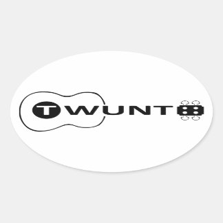 TWUNT Gifts Oval Sticker
