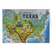 TX USA Map (Front Horizontal)