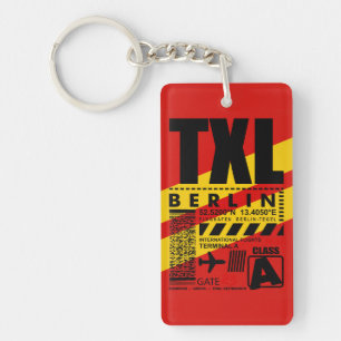 TXL Tegel Berlin Airport Keychain