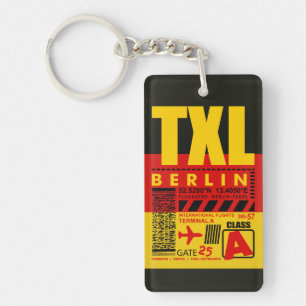 TXL Tegel Berlin Airport Keychain