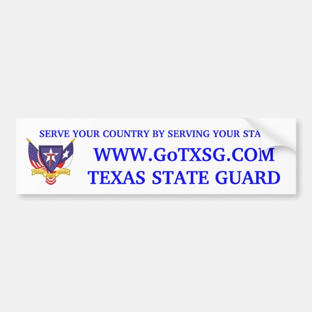TXSG Recruiting Sticker (Front)