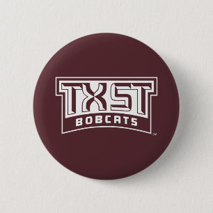 TXST Logo Bobcats Button